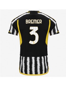 Billige Juventus Gleison Bremer #3 Hjemmedrakt 2023-24 Kortermet